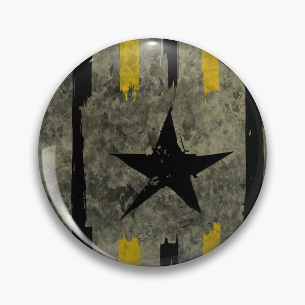 Item preview, Black and yellow stripes with star over stains enviroment designed and sold by AlbertoRuiZ.