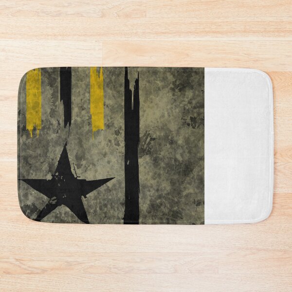 Item preview, Black and yellow stripes with star over stains enviroment designed and sold by AlbertoRuiZ.