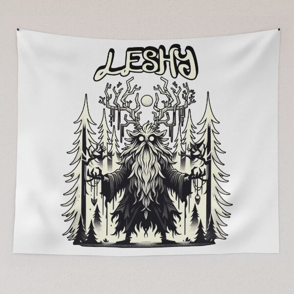 Item preview, Mythological Illustration of Leshy designed and sold by shypixels.
