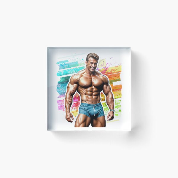 Item preview, New Series: Bodybuilder Sticker #62 designed and sold by ForeverPrintsOK.