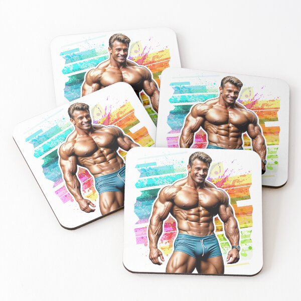 Item preview, New Series: Bodybuilder Sticker #62 designed and sold by ForeverPrintsOK.