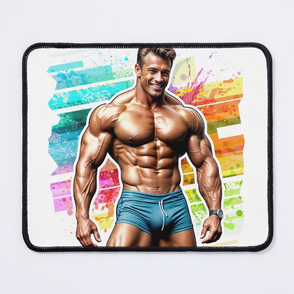 Item preview, New Series: Bodybuilder Sticker #62 designed and sold by ForeverPrintsOK.