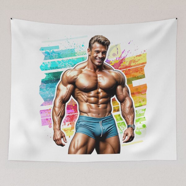 Item preview, New Series: Bodybuilder Sticker #62 designed and sold by ForeverPrintsOK.