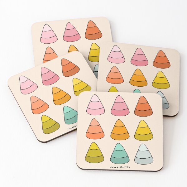 Item preview, Rainbow Candy Corn designed and sold by doodlebymeg.