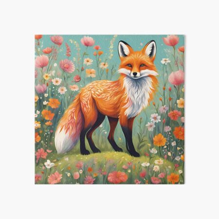 Item preview, Fox in the Flower Field designed and sold by Namegoli.