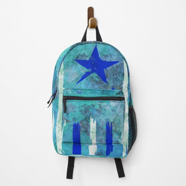Item preview, Blue and white stripes with blue star designed and sold by AlbertoRuiZ.