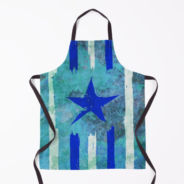 Item preview, Blue and white stripes with blue star designed and sold by AlbertoRuiZ.