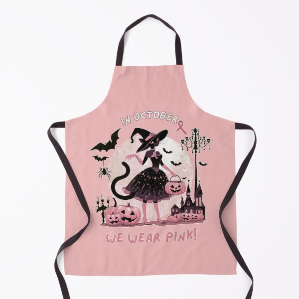 Item preview, Black Cat and in october we wear, Breast Cancer Awareness Month, cat ,pink, autumn is coming, fall stagion and Halloween designed and sold by Collagedream.