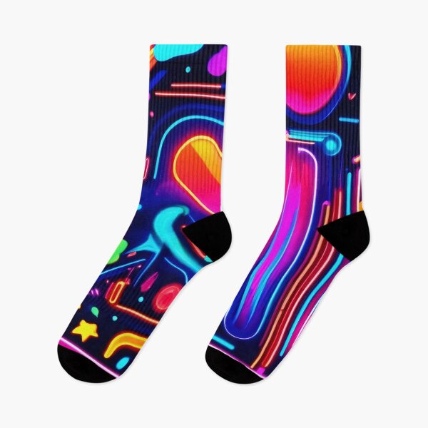 Item preview, Neon Heart Chaos designed and sold by Health And Fitness Posts e-Store.