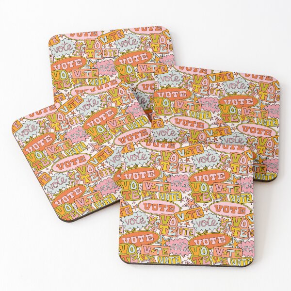 Item preview, Vote Print in Rainbow designed and sold by doodlebymeg.