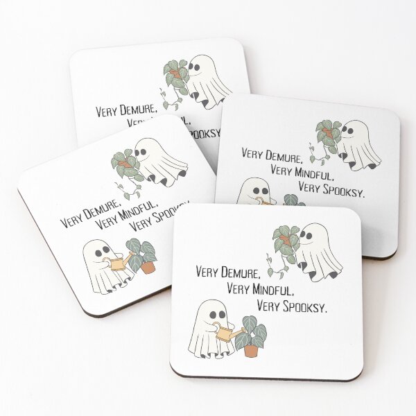 Item preview, Very Demure, Very Mindful - Cute Ghost with Plants designed and sold by Teribelle.