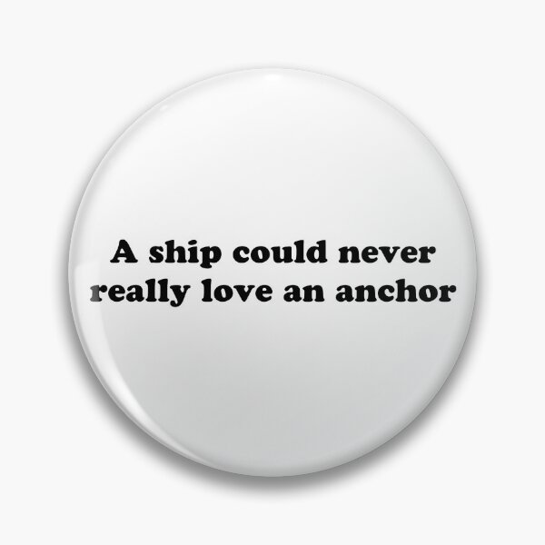Item preview, never love an anchor - crane wives lyrics designed and sold by wordswithfonts.