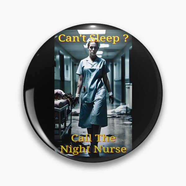 Item preview, Can't Sleep?  ...Call The Night Nurse....Halloween~ Reimagined  designed and sold by Hall-O-Gram.