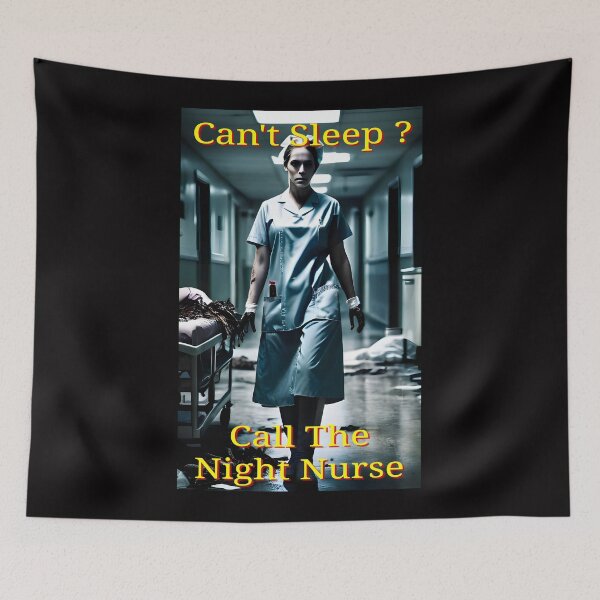 Item preview, Can't Sleep?  ...Call The Night Nurse....Halloween~ Reimagined  designed and sold by Hall-O-Gram.