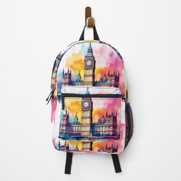 Item preview, Vibrant Big Ben with Colourful Splash Design designed and sold by RaiyaTees.