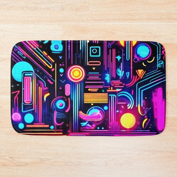 Item preview, Neon Circuitry Dreams designed and sold by Health And Fitness Posts e-Store.