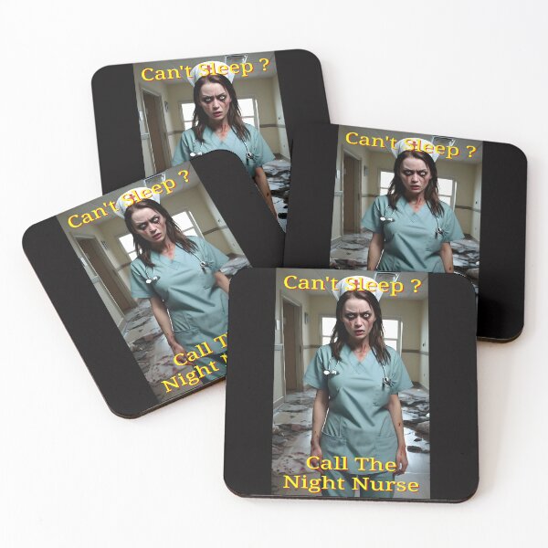 Item preview, Can't Sleep?  ...Call The Night Nurse....Halloween~ Reimagined  designed and sold by Hall-O-Gram.