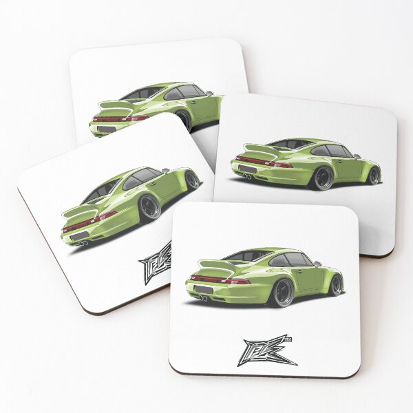 Item preview, 911 993 de fuselaje ancho personalizado, color verde designed and sold by NaquashM.