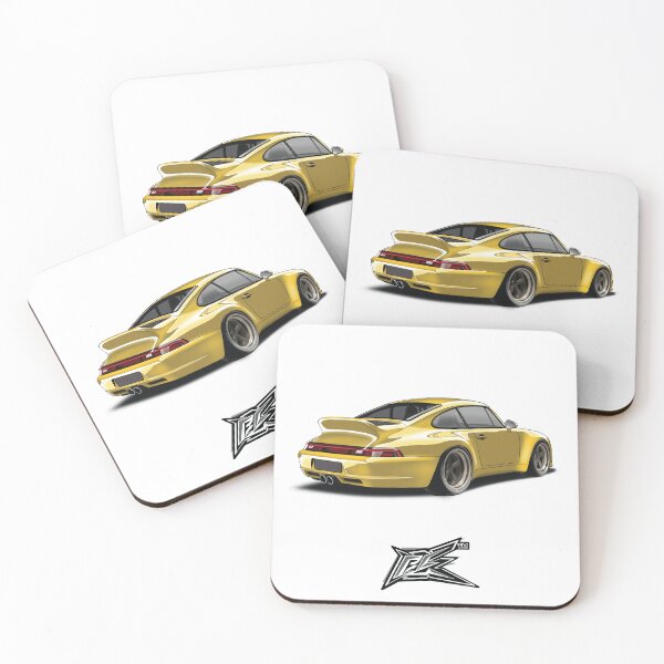 Item preview, 911 993 de fuselaje ancho personalizado de color amarillo designed and sold by NaquashM.