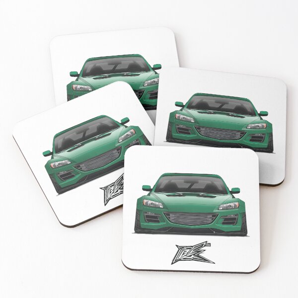 Item preview, mazda rx8 widebody green  designed and sold by NaquashM.