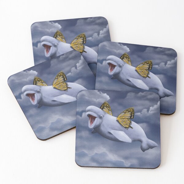Item preview, Beluga Butterfly  designed and sold by DinkumDoodles.