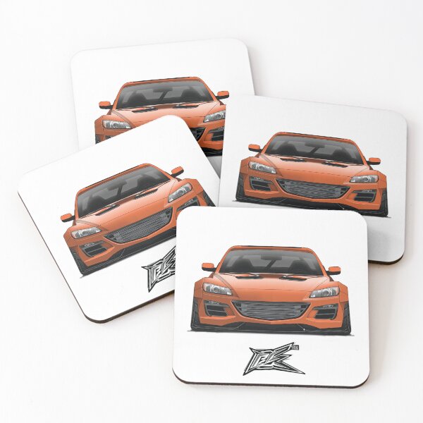 Item preview, mazda rx8 widebody orange  designed and sold by NaquashM.