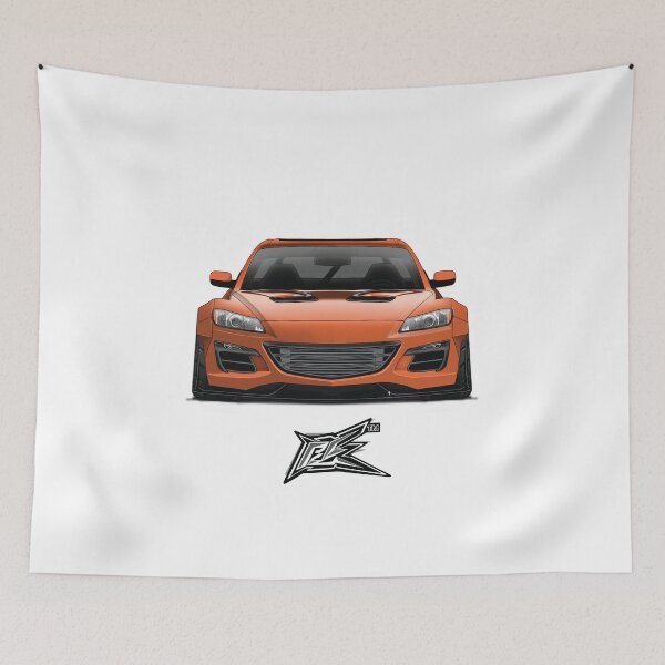 Item preview, mazda rx8 widebody orange  designed and sold by NaquashM.