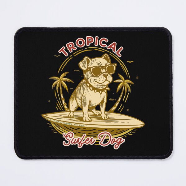 Item preview, Tropical Surfer Dog designed and sold by Artepilo.
