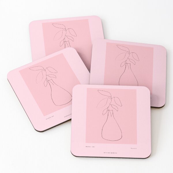 Item preview, Minimalistic Vase - Pink Boho  designed and sold by bowsbotanicals.
