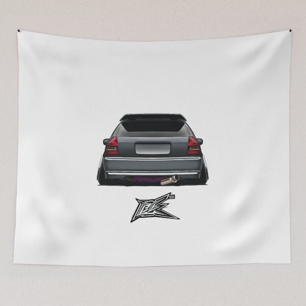 Item preview, rear of civic ek hatchback gray  designed and sold by NaquashM.