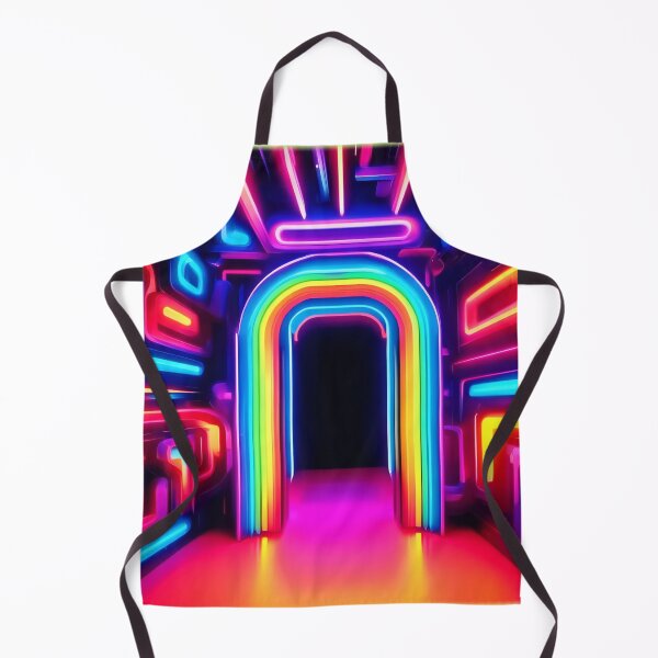Item preview, Neon Rainbow Gateway designed and sold by Health And Fitness Posts e-Store.