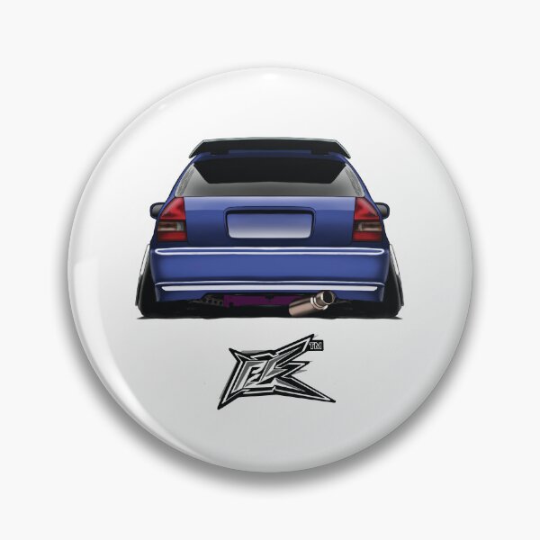 Item preview, rear of civic ek hatchback purple  designed and sold by NaquashM.