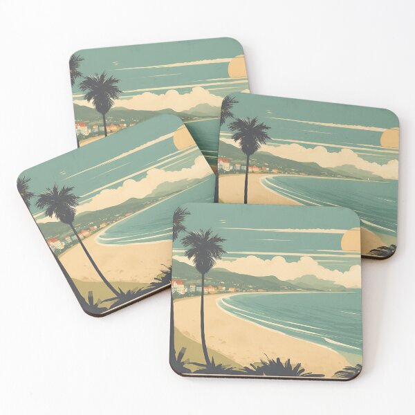 Item preview, Scenic Vintage Coastal Travel Poster designed and sold by Have Mercy.