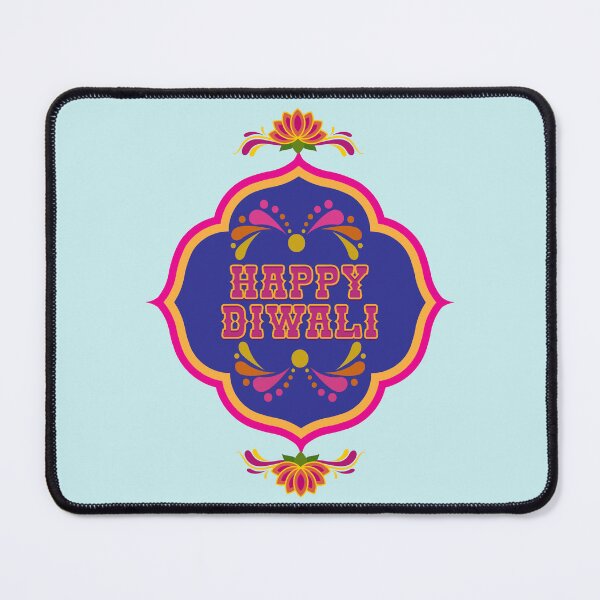 Item preview, Blue Colourfull Happy Diwali for the diwali festival lover ver2 designed and sold by CosmicNook1.