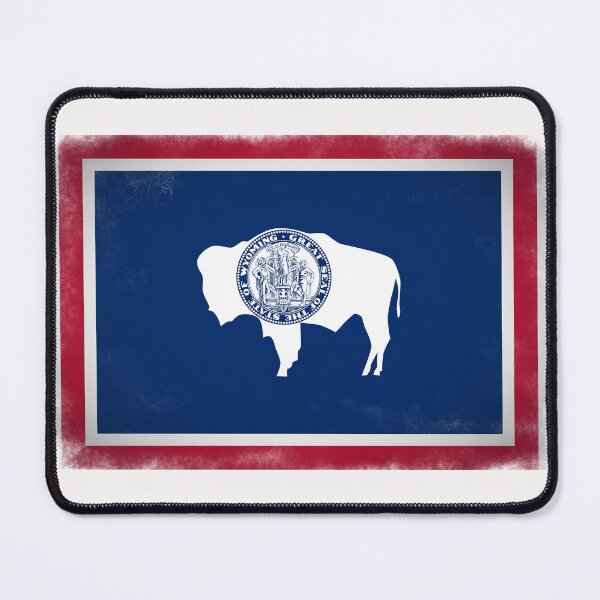 Item preview, Wyoming - Flag of State designed and sold by Amazing States of America.