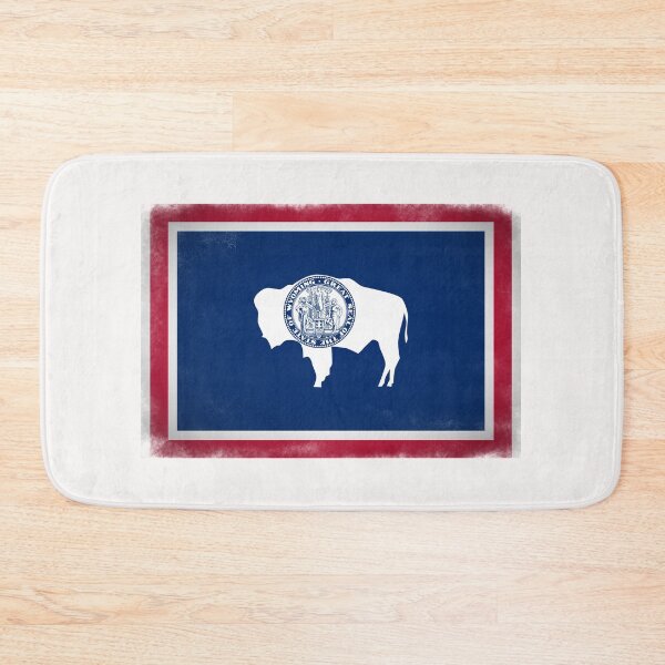 Item preview, Wyoming - Flag of State designed and sold by Amazing States of America.