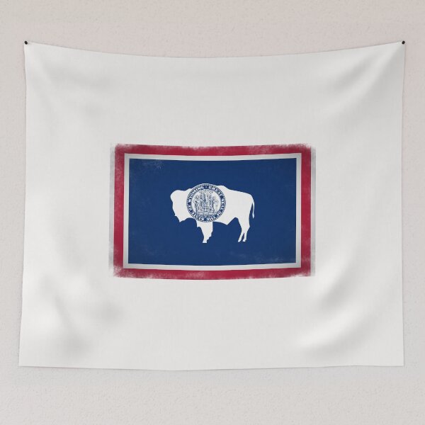 Item preview, Wyoming - Flag of State designed and sold by Amazing States of America.