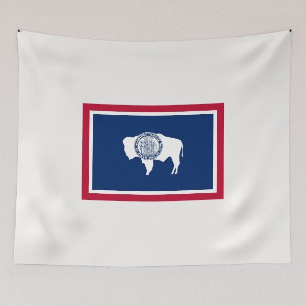 Item preview, Wyoming - Flag of State designed and sold by Amazing States of America.