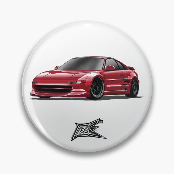 Item preview, toyota mr2 second gen widebody coupe red  designed and sold by NaquashM.