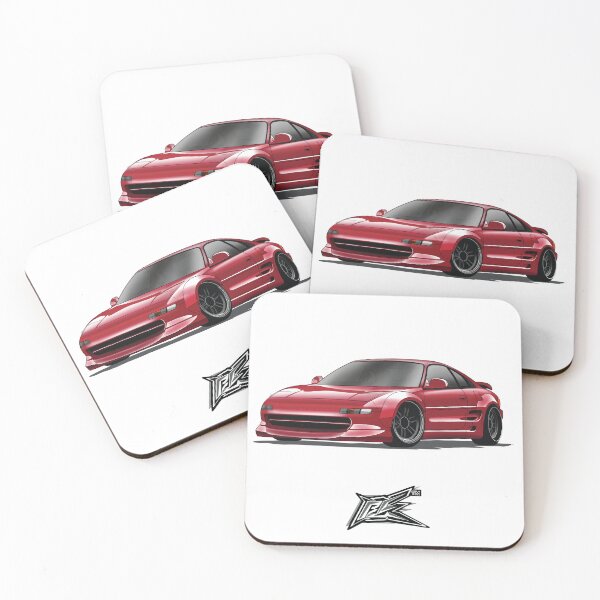 Item preview, toyota mr2 second gen widebody coupe red  designed and sold by NaquashM.