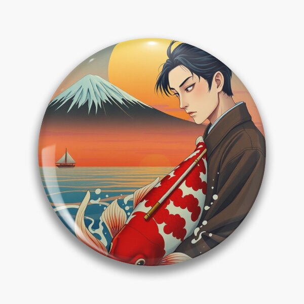 Item preview, Walking with koi fish designed and sold by ZenaDesign.