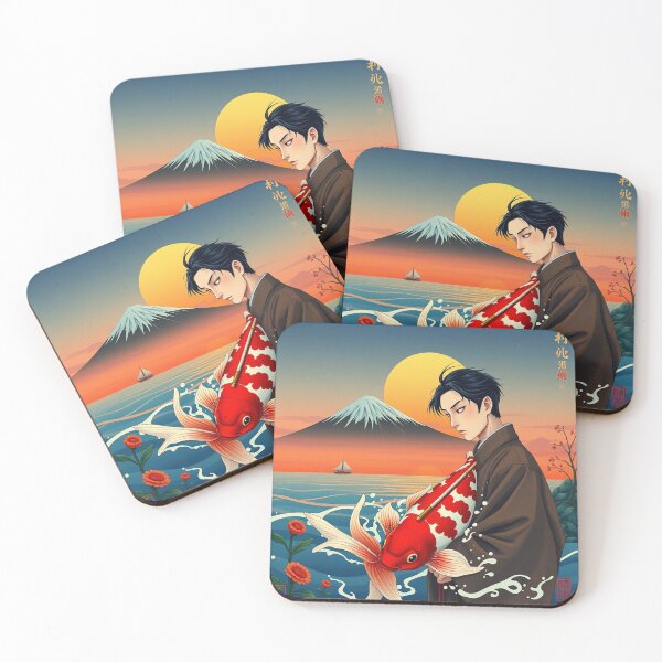 Item preview, Walking with koi fish designed and sold by ZenaDesign.