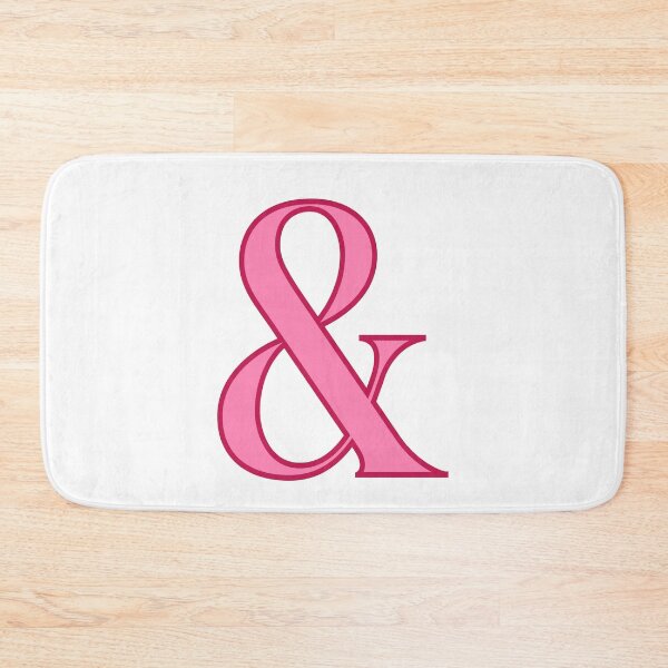 Item preview, Pink Ampersand Symbol designed and sold by Jeallan Designs.