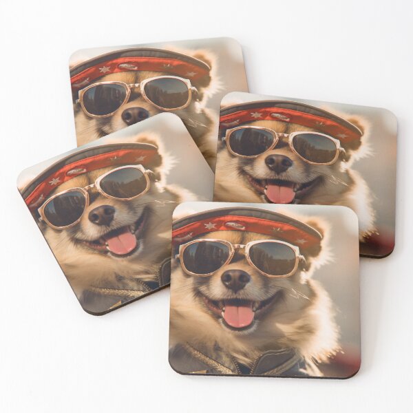 Item preview, Cool dog protecting its eyes designed and sold by Josejuju.
