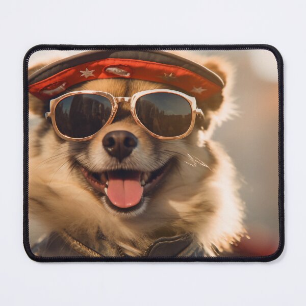 Item preview, Cool dog protecting its eyes designed and sold by Josejuju.