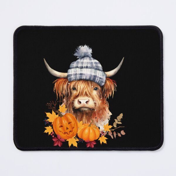 Item preview, Hay There Pumpkin Highlander cow Halloween Thanksgiving designed and sold by MilkyForest.