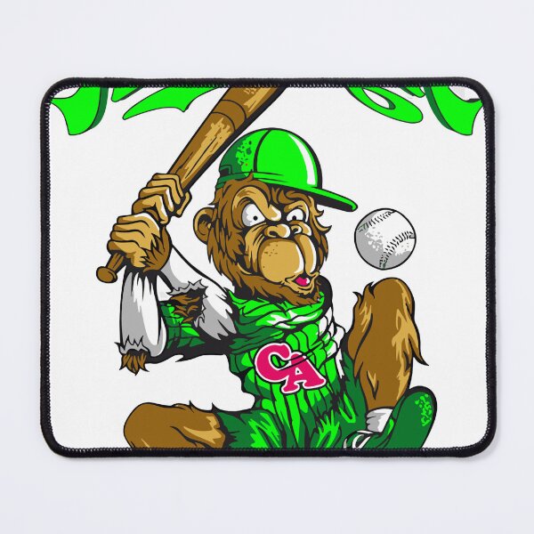 Item preview, green and brown home run monkey designed and sold by maryamum.