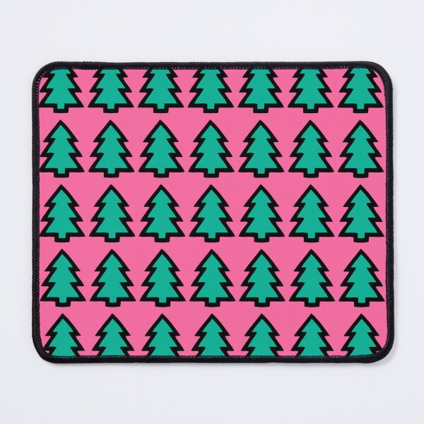Item preview, Pink & Turquoise Forest Pine Tree Pattern designed and sold by tonymagnerart.