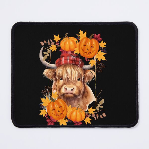 Item preview, Hay There Pumpkin Highlander cow Halloween Thanksgiving designed and sold by MilkyForest.