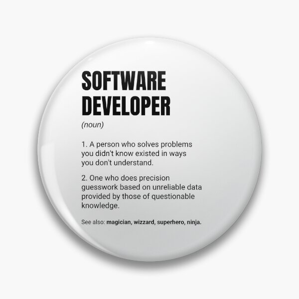 Item preview, Software Developer Definition Funny Engineer designed and sold by CuteLovelyDesigns.